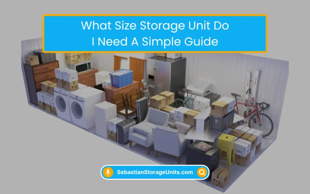 What Size Storage Unit Do I Need? A Simple Guide (2026)