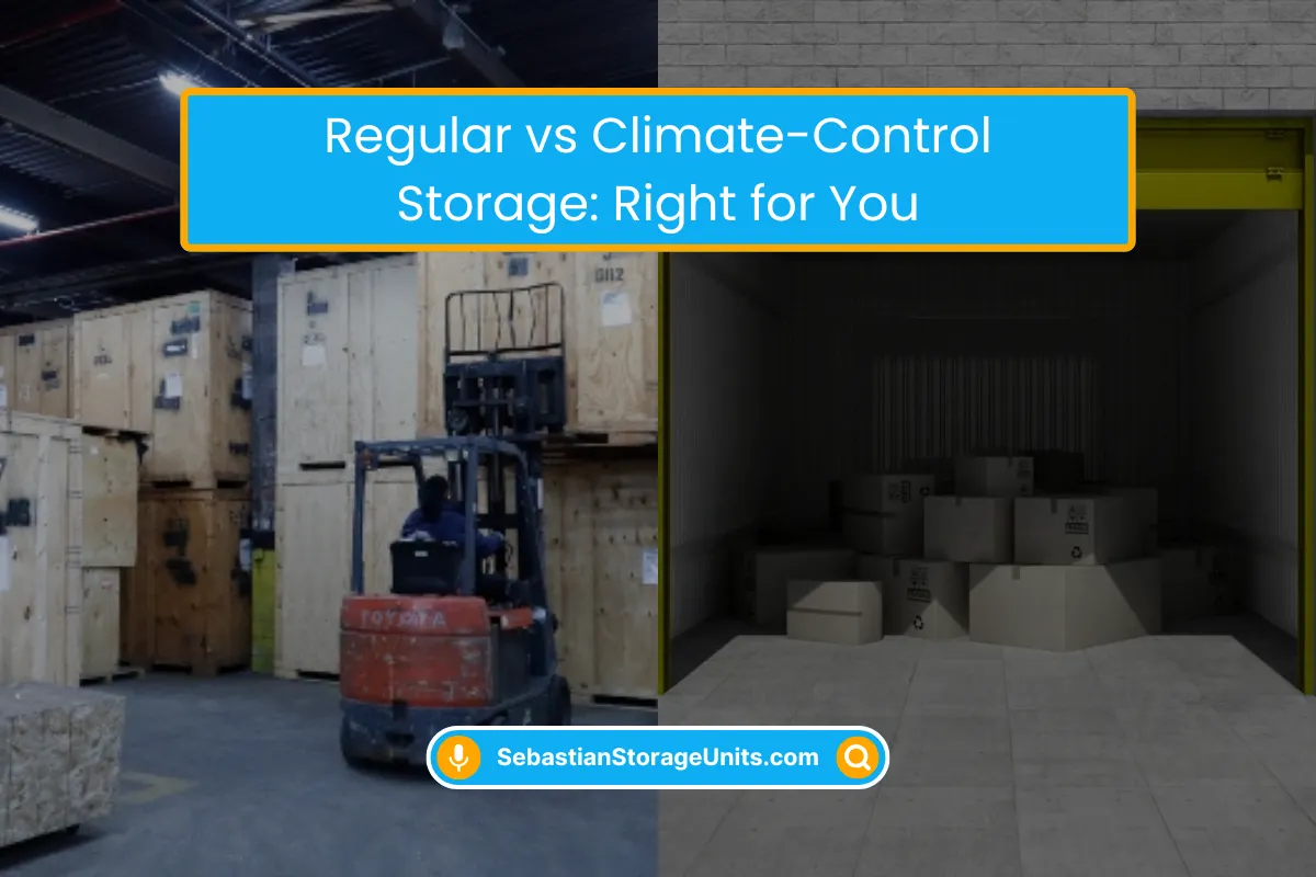 Regular vs Climate-Control Storage What’s Right for You Regular vs Climate-Control Storage What’s Right for You