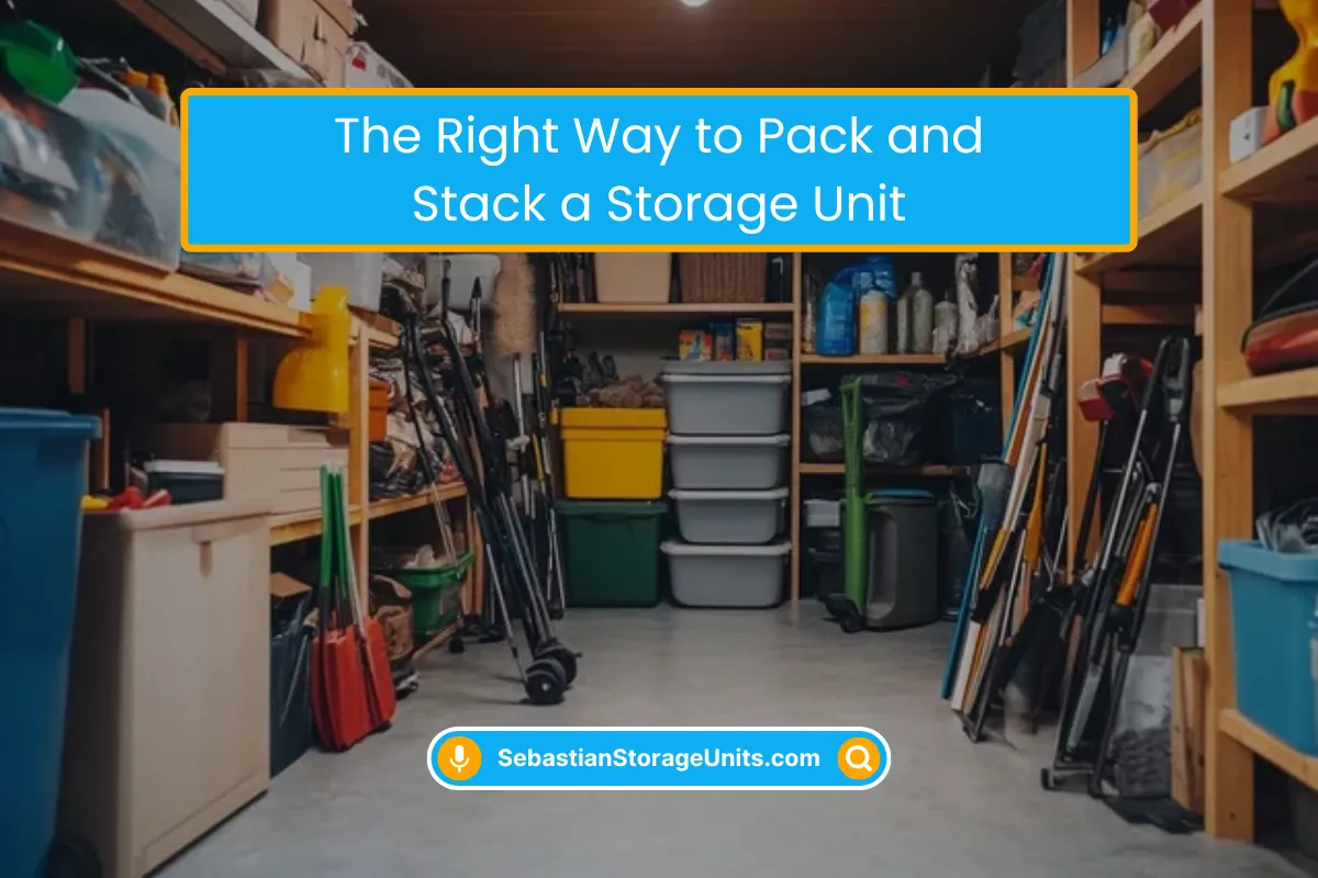 Right Way to Pack and a Storage Unit